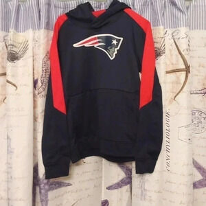 New England Patriots Hooded Sweater NFL Youth Size Large 14-16